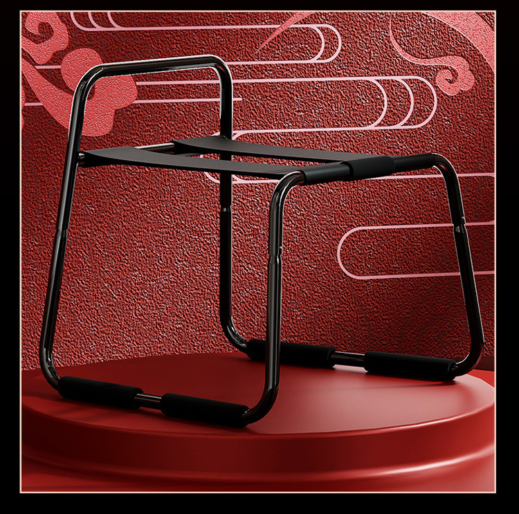 Jiuai Metal Sex Chair with Elastic Straps, Couple Positioning Aid, Adult Interactive Furniture — detail image 41