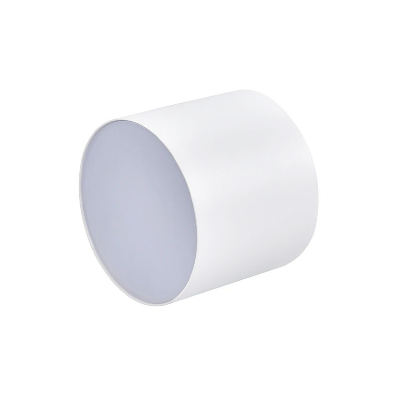 Led luz descendente de alta potencia redonda de 8 pulgadas 60W80W100W tienda centro comercial sala de exposiciones sin agujeros de ingeniería luz descendente