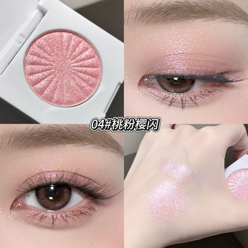 kakashow polvo monocromático de alto brillo facial, polvo de alto brillo fino, polvo de agua no volante, maquillaje transfronterizo