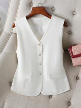 Q 70903 Black Sleeves Vest ��ɫ���b�R�� �羳���R�d�W����