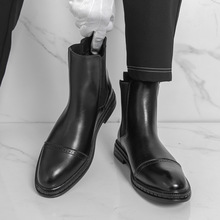 Leather�羳��a��ʿ�Р���ѥ�к�׸ߎ�ƤЬ2026�ﶬ�¿������^