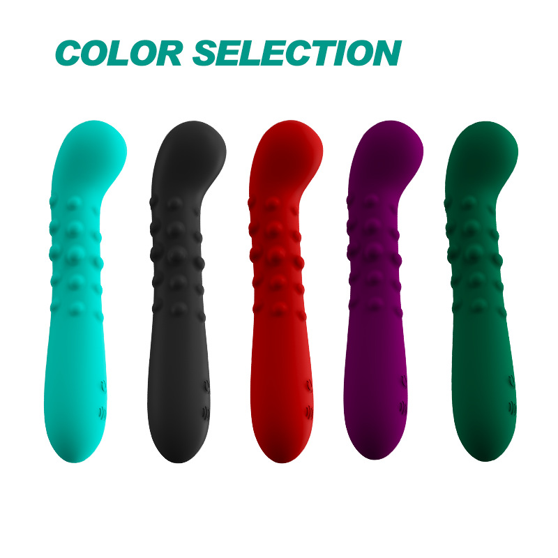Liquid Silicone Vibrator with 7 Vibration Modes, USB Magnetic Charging, Body-Controlled — detail image 2