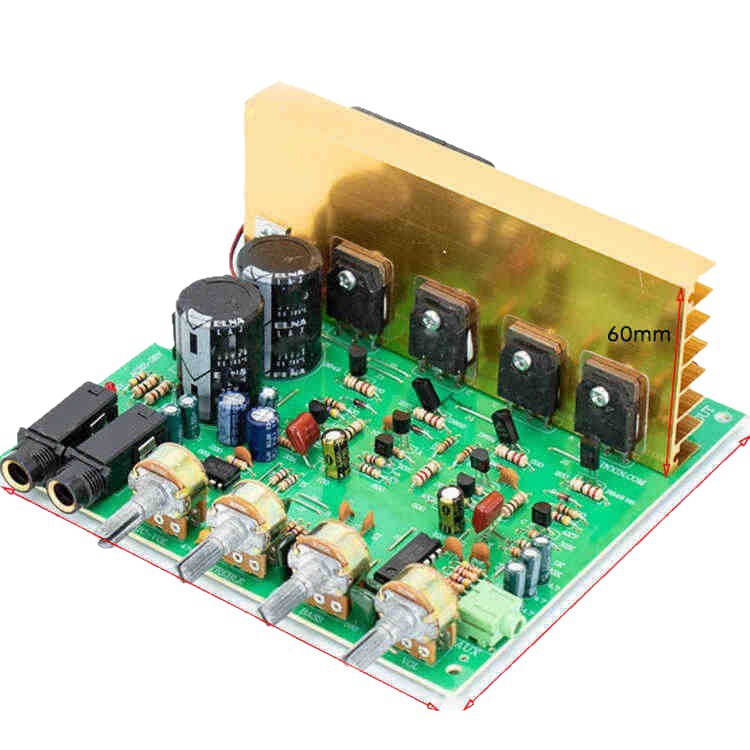 200W4 amplificador de alto y bajo de alta potencia karaoke combinado con ventilador de alto nivel profesional HIFI OK