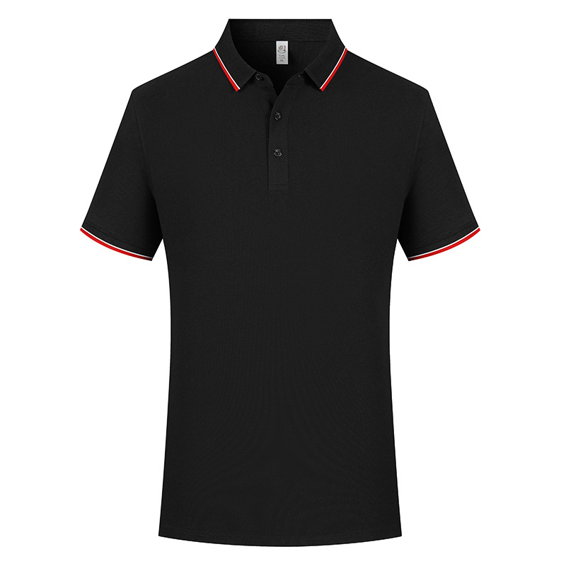 Nuevo negocio 7A antibacteriano sensación fría de hombre manga corta con collar camiseta polo personalizada sensación de alto nivel