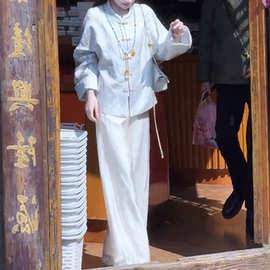 新中式国风时尚套装今年春装新款开春穿搭一整套气质高级感女装潮