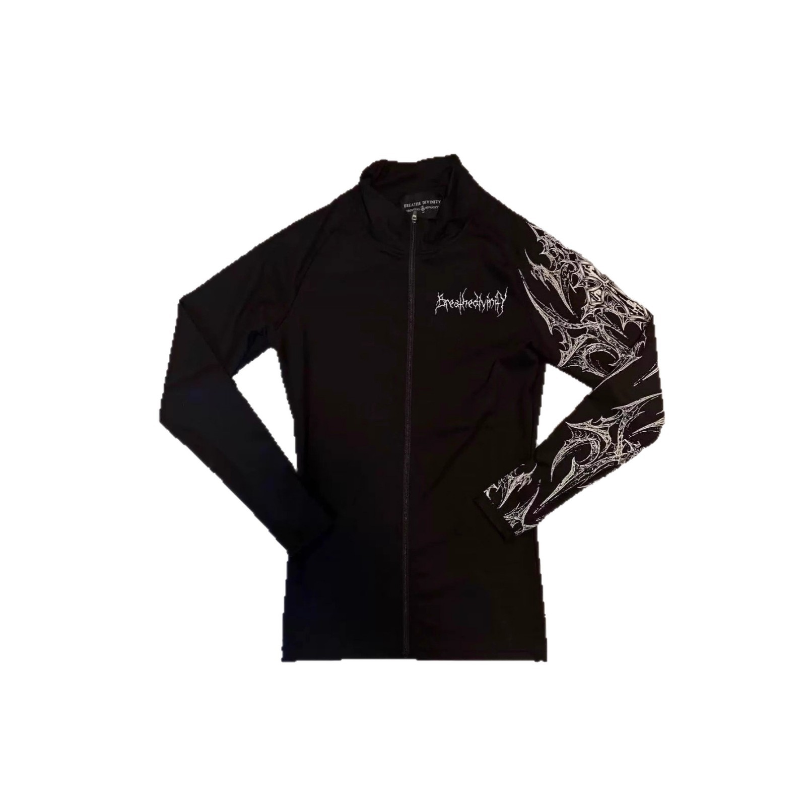Breathedivinity's Popular Cross-border Autumn Fitness Long-sleeve Men's High-elasticity Tight-fitting Top With Half-zip 008_viptrois.com