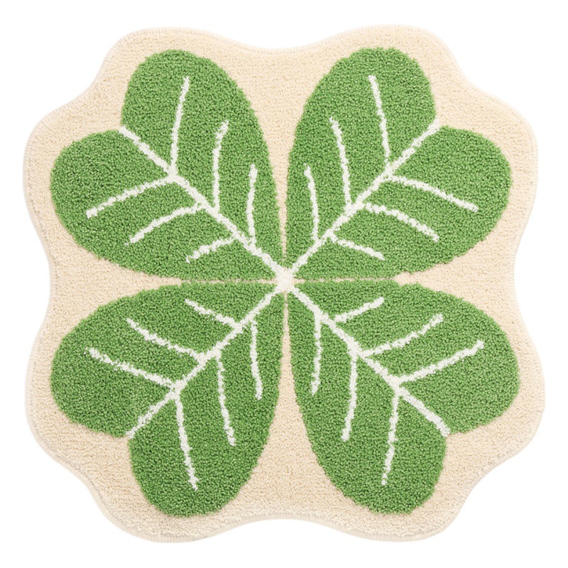 Transfronterizo moderno flocado Estilo Casa puerta casa dormitorio baño puerta absorbente antideslizante estera pie