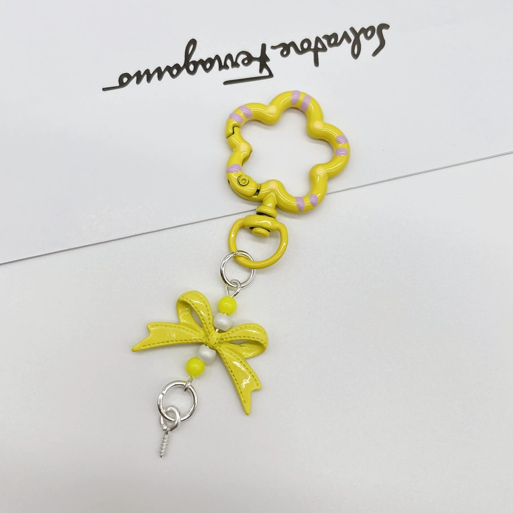 Universal keychain flower-shaped, accessories, flowered, DIY