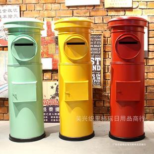 Processing Japanese mailbox mailbox iron model crafts outdoor activities retro decoration European style ornaments