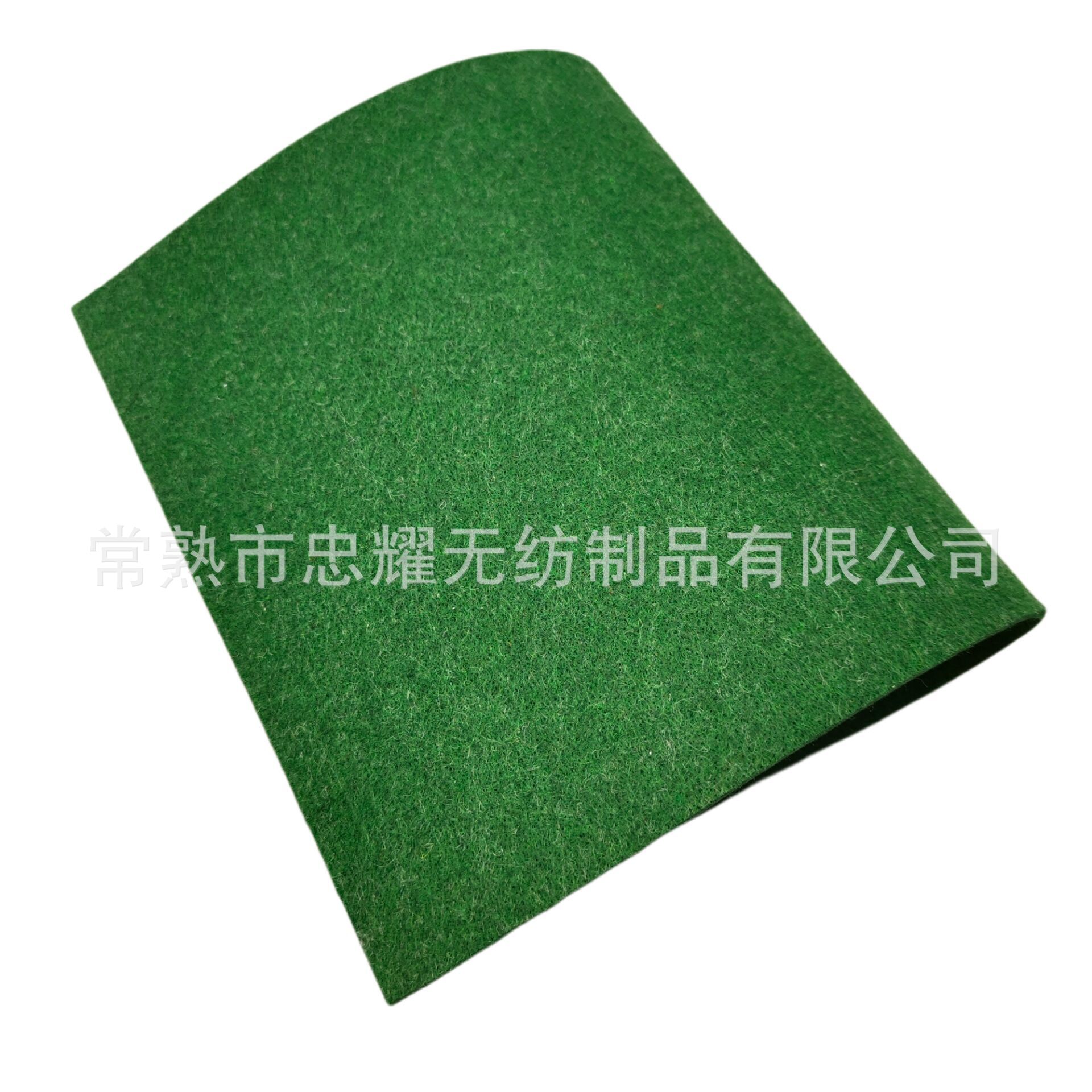 针刺无纺布绿化大棚保温防寒毛毡布草绿色盖草布除草布不织布