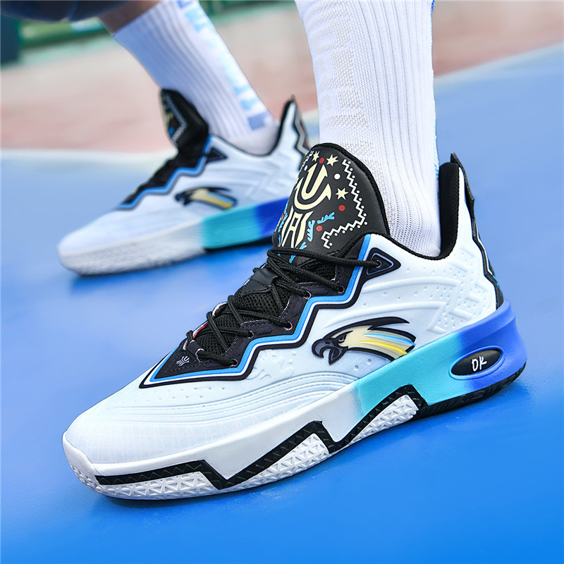 Irving Second Generation Practical Basketball Shoes, Comfortable and Breathable Mesh Men's and Women's High-Rebound Friction Sound Trendy Sports Shoes
