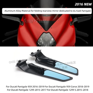 Ducati Panigale 959 1299S motosiklet üçün sabit qanadlı arxa görüntü güzgüsü.