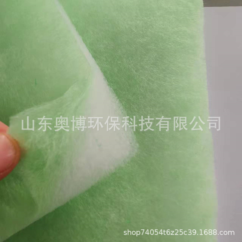 12mm生化绿白过滤棉F5效率耐高温喷烤漆房过滤源头工厂