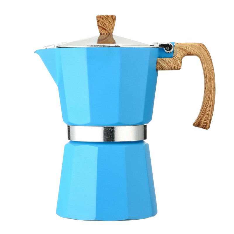 In stock hot-selling octagonal aluminum mocha pot Italian coffee pot concentrated Italian appliance cooking coffee pot Classic In stock hot-selling octagonal aluminum mocha pot Italian coffee pot concentrated Italian appliance cooking coffee pot Classic