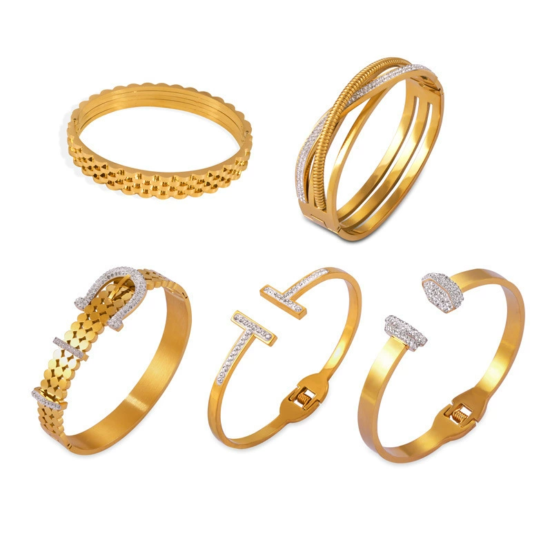 Watch strap stainless steel, creative design bracelet, decorations, European style, high-quality style