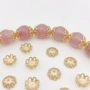 保色镂空14k18k花帽