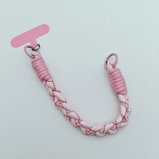 Trendy Brand Ins Short Mobile Phone Braided Rope Pendant Wrist Strap Mobile Phone Lanyard Camera Pendant Jewelry