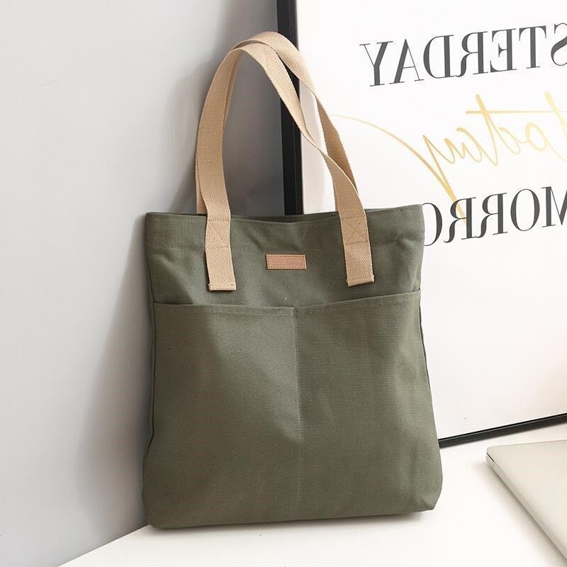 Bag Women's 2022 New Arrival Canvas Class Classes Bag Niche Large Capacity Advanced Sense Computer Tote Bag Canvas Bag
