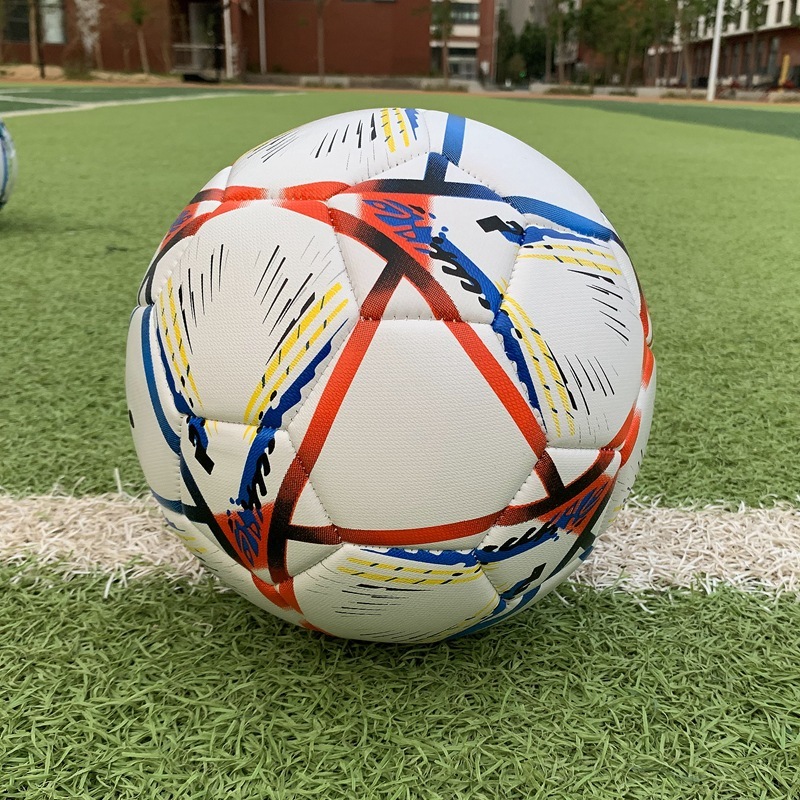 ミシン縫いサッカーフットボールワールドカップヨーロッパカップアメリカカッププレミアリーグ試合トレーニングNo.5 PVCサッカー卸売|undefined
