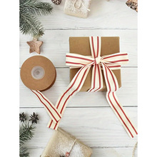 I 90130 Striped Gift Woven Ribbon ���ư�װ֯���羳����ͨ