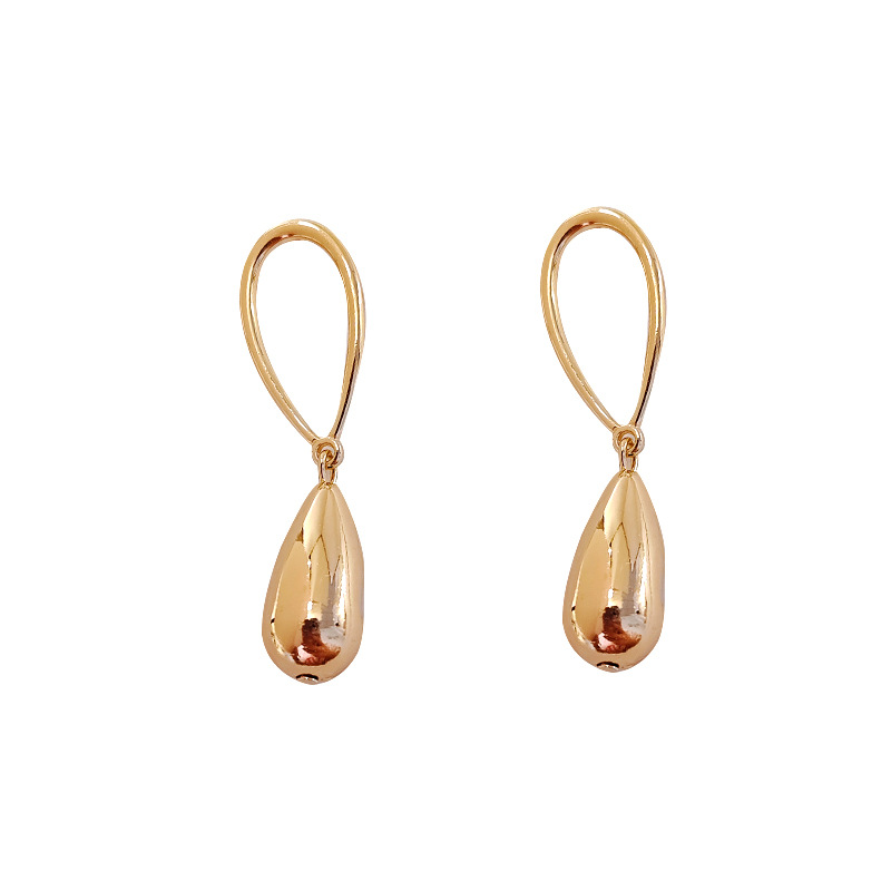 Geometric Pattern Women's Gender 1 Pair Simple Style Geometric Plating CCB Drop Earrings