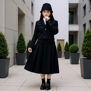 外贸Это костюм新款演出西装春秋装礼服校服半裙套装