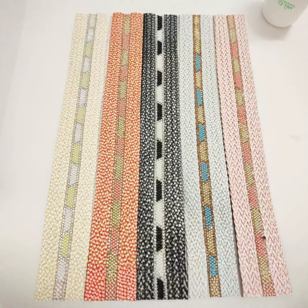 Специальное плетение, pu плетение, вязаная лента, аксессуары для обуви, верхняя часть ручной работы