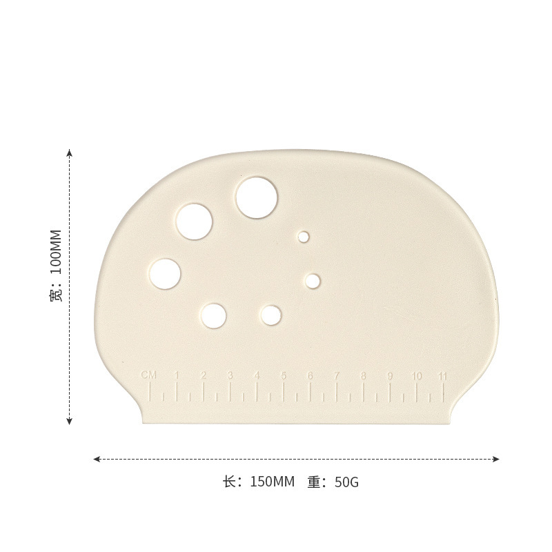 Cuchillo de corte PP de grado alimenticio espátula de pastel raspador raspador de salsa de plástico polvo de salsa pequeña herramienta de raspador de crema
