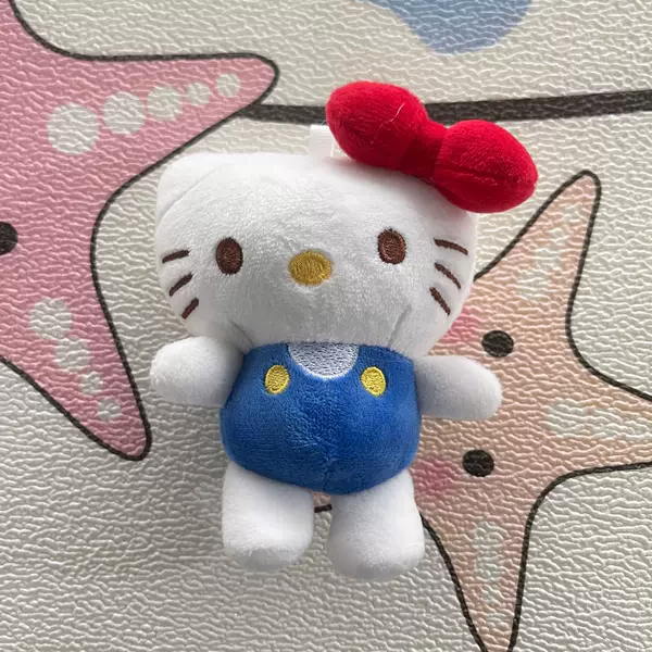 Sanrio Hello Kitty plush toy pendant cute KT cat backpack decoration keychain doll