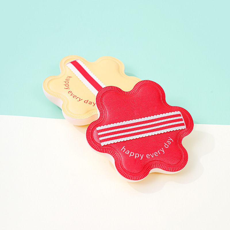 Pequeño cártamo personalizado, polvo suave, no comer polvo de algodón, gran tamaño, esponja de maquillaje de doble uso, seco y húmedo.