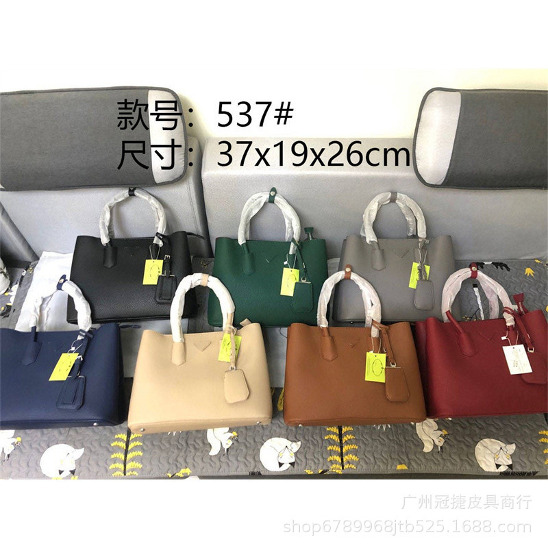 [Foreign Trade Cross-border] Foreign Trade Purchasing Women's Bags Litchi Pattern Women's Handbags Large Capacity 537#