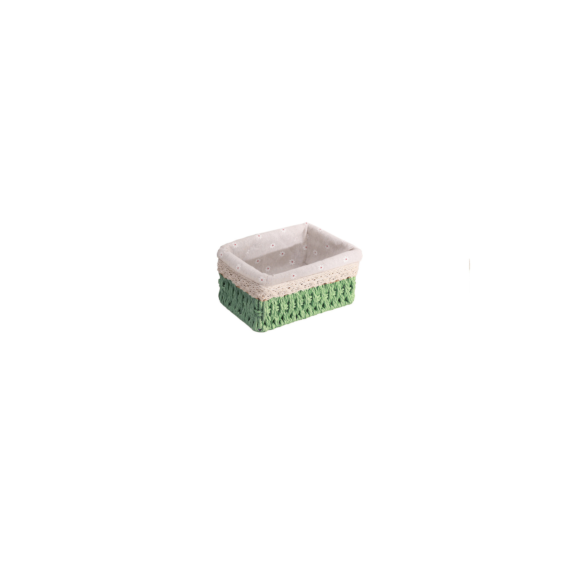 Transfronterizo trenzado cesta de almacenamiento mesa de té caja de almacenamiento bocadillos cosméticos cesta de almacenamiento cajas de almacenamiento trenzadas