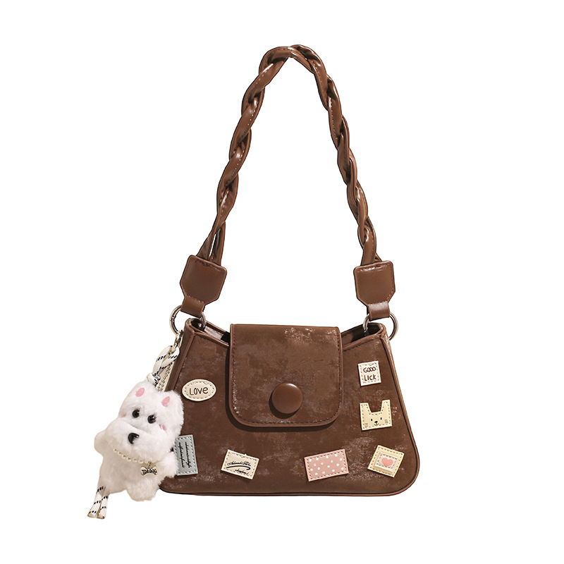 Popularidad transfronteriza simple bolso de brazo para mujeres 2025 nuevo estilo de estilo universal bolso de hombro extranjero textura de moda bolso de mochila super caliente