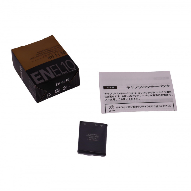 Camera Battery En-El10 Fully Decoded Lithium Battery Suitable for High-End Cameras Such as S220, S230, S570, S600 Camera Battery En-El10 Fully Decoded Lithium Battery Suitable for High-End Cameras Such as S220, S230, S570, S600
