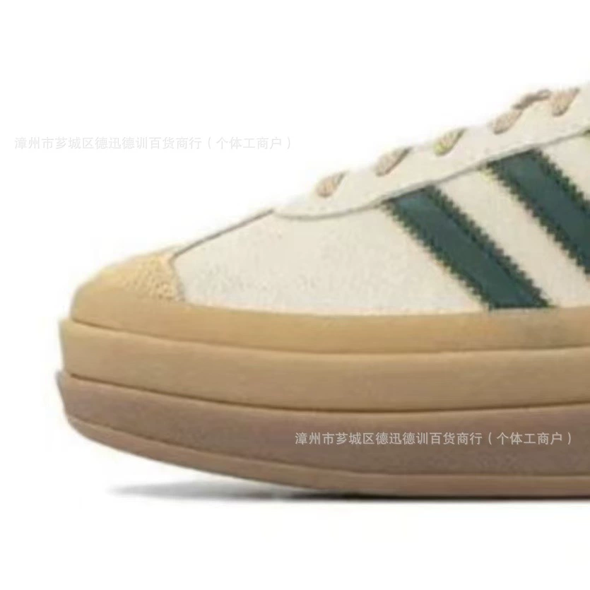 Подлинные оригинальные кожаные туфли Gazelle Adidas низкого кроя, массивная подошва, кроссовки, стиль змеи года, тренировочные кроссовки AD