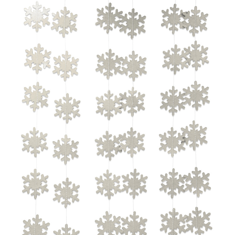金銀白青4メートル小雪花飾り新年冬クリスマス装飾祝日パーティー用品配置|undefined