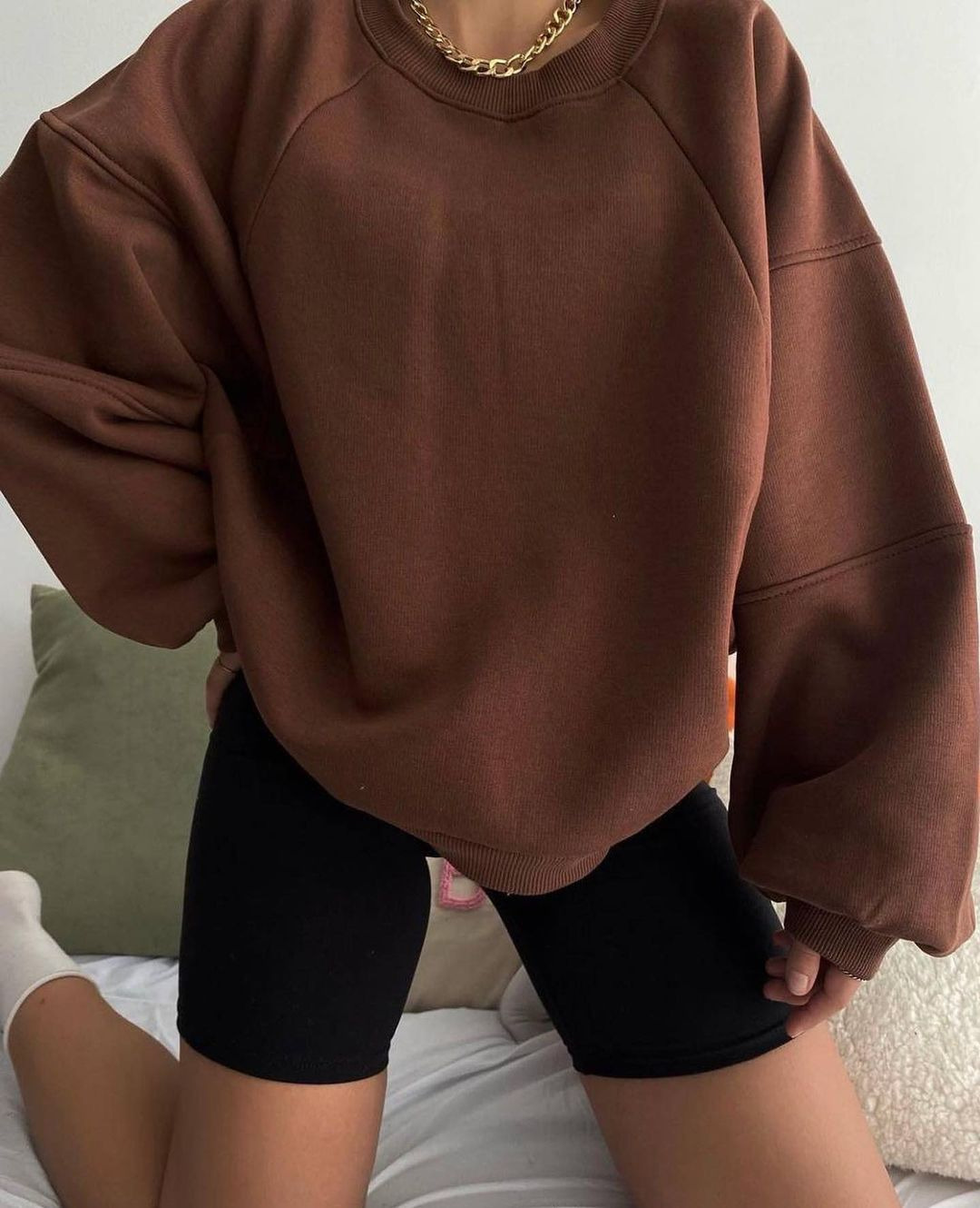 Loose Fit Type Solid Color Pattern Autumn Season Women's Gender Classic Style Style Women's Hoodie Long Sleeve Hoodies & Sweatshirts Classic Style Solid Color