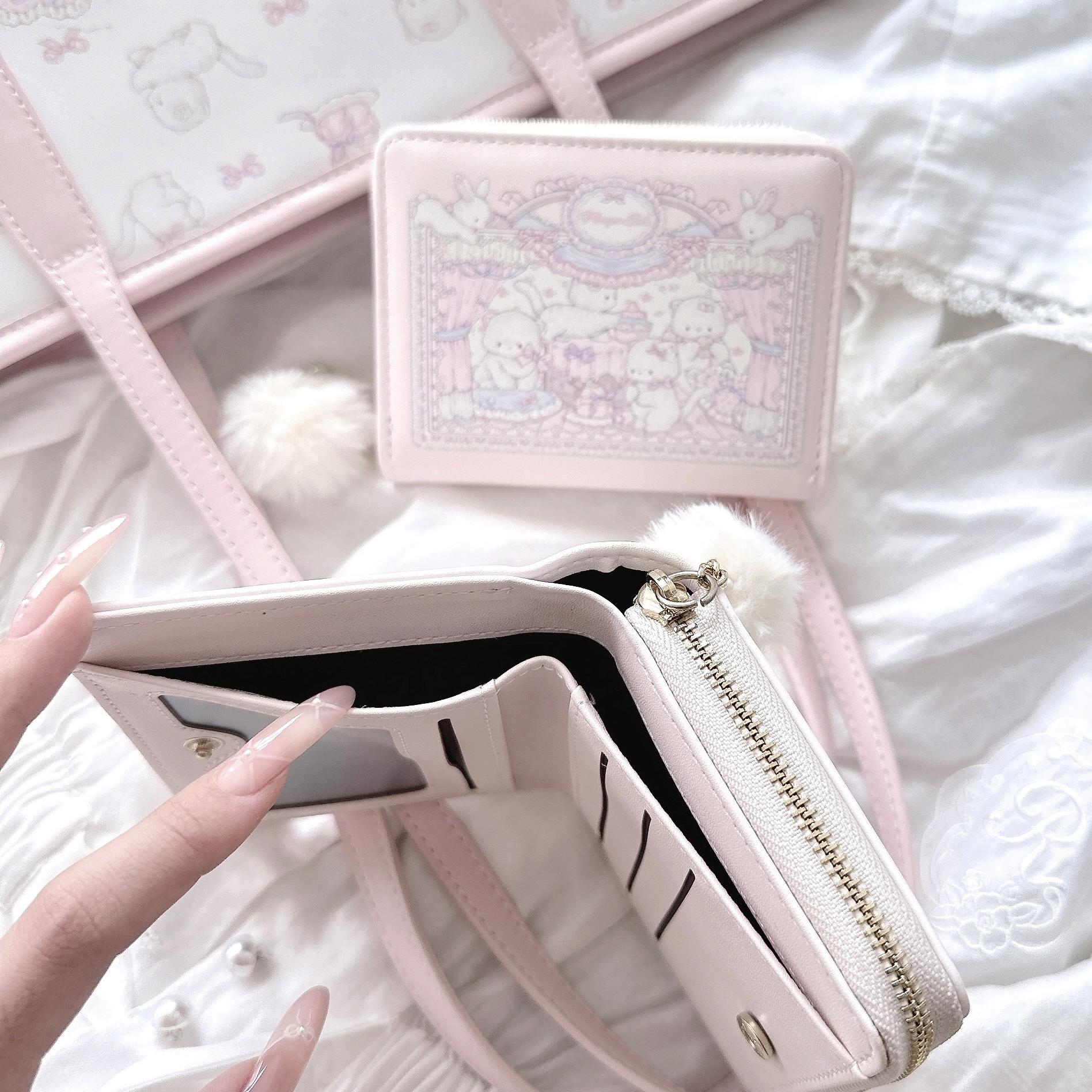 Cute wallet, small short anti-magnetic protective bag, card holder