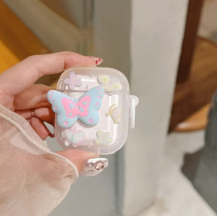Japón y Corea ins Star Butterfly para Apple AirPods4 auriculares cubierta protector AirPodsPro3 auriculares cubierta