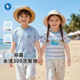 儿童短袖加棉童t恤卡通印花韩版休闲男童女童中小童2026夏季新品