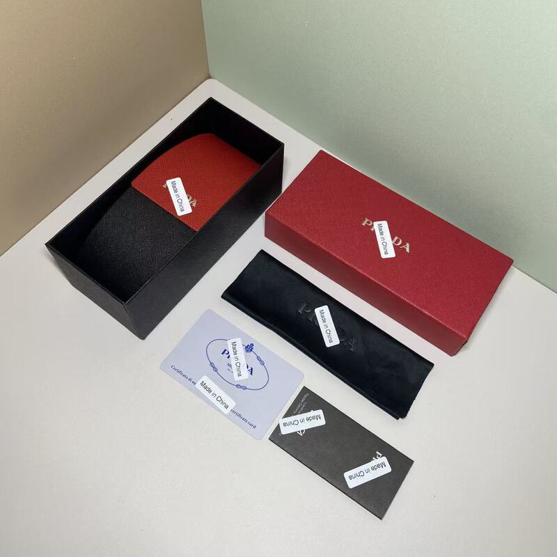 Pujia Fashion Brand High-End Accessible Luxury Sunglasses Sunglasses Glasses Case Set New Red and Black Box Heaven and Earth Cover Mirror Box