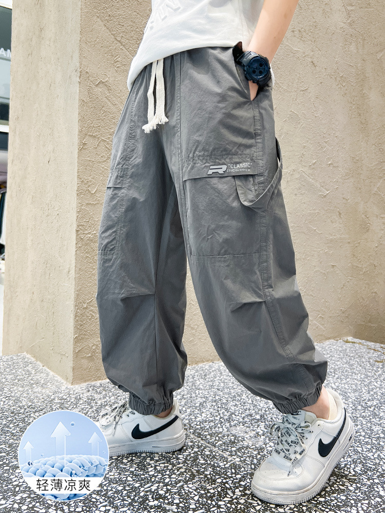 Summer light and thin children's breathable trend trousers for boys