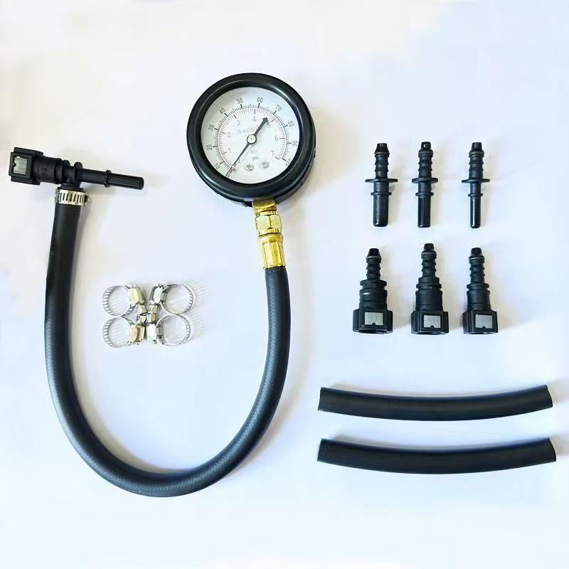 Car Fuel Pressure Gauge High-Precision Multi-Function Fuel Injection Pressure Testing Tool Auto Repair Tool Set