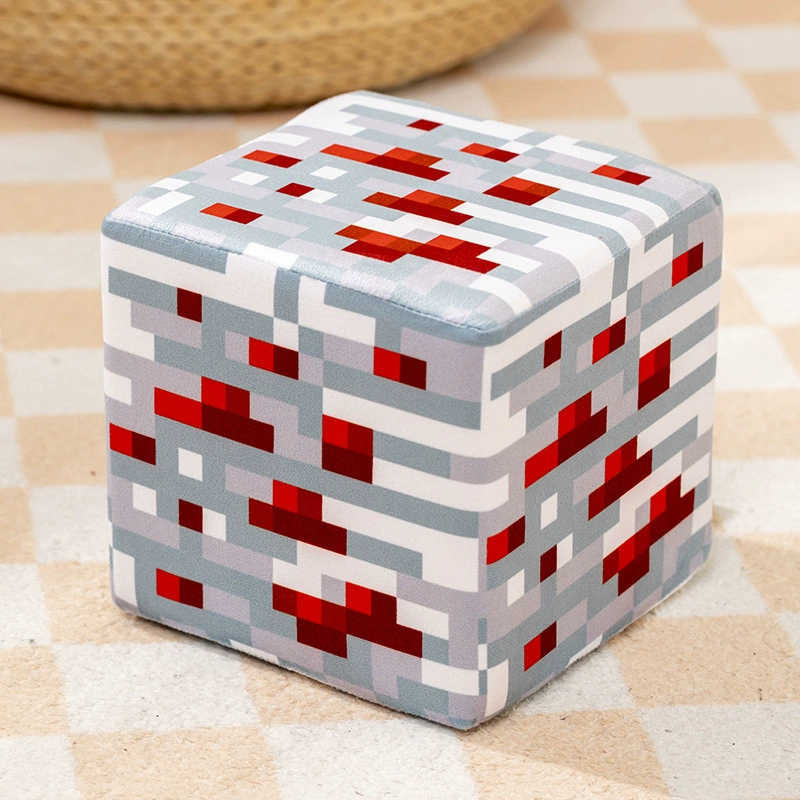 Плюшевые подушки-блоки Minecraft (Minecraft) TNT и пиксельный куб, разные дизайны, высоты 10/20/40 см