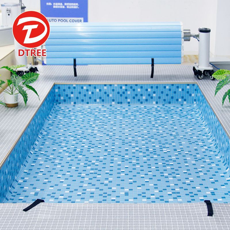 马赛克水晶砂缝泳池胶膜耐氯抗老化 泳池工程PVC卷材泳池胶膜厂家