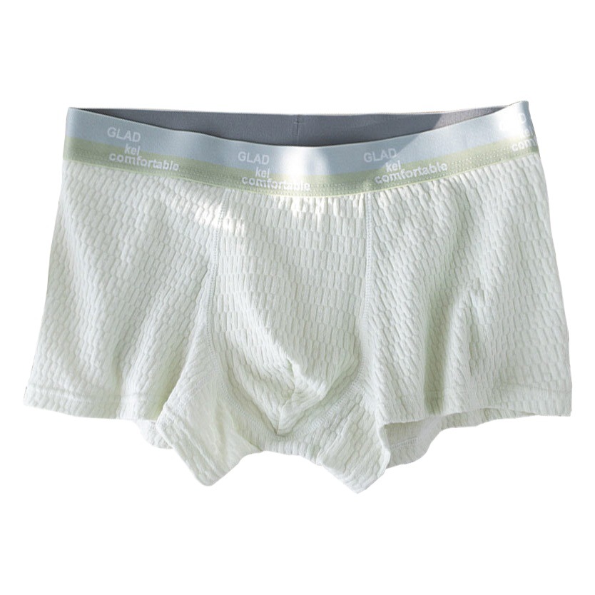 Bebé ropa interior de algodón de verano de los hombres de algodón transpirable entrepierna inferior niños Boxer shorts Mediados de cintura desnuda sensación juventud ropa interior