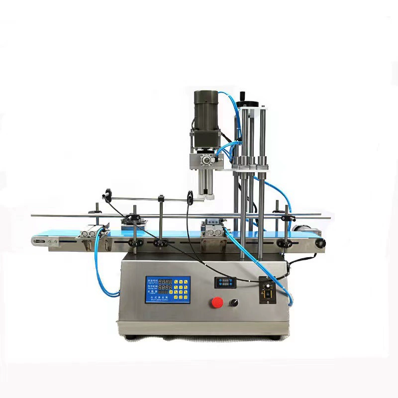Машина небольшой настольной бутылки покрывая машина автоматической бутылки покрывая Фабрика Гуанчжоу Минна