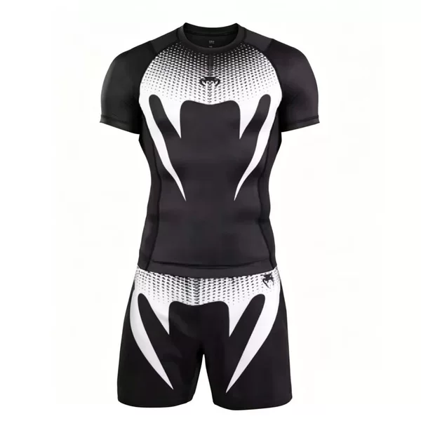 Venom Men's Compression Suit for Sports and Fighting, Anti-Blister Compression Garment, Ultra-Elastic for Fitness Training, Running, and Jujitsu