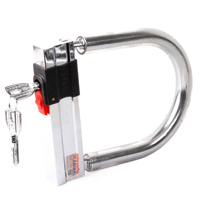 Cerradura de motocicleta, cerradura de coche eléctrico de batería, cerradura antirrobo para bicicleta de montaña, cizalla antihidráulica para bicicleta, cerradura en forma de U, cerradura en forma de U