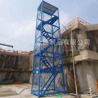 广州厂家直销安全爬梯地铁箱式基坑梯笼桥梁高架桥安全梯笼批发